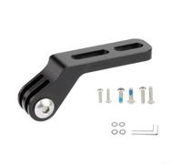 Estensione Manubrio Bici in Alluminio CNC Nero | Lega alluminio CNC, per spessore 5mm, carico per robusto, montaggio discreto, per vista libera(B)