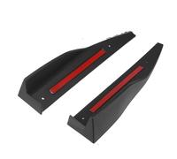 estensione minigonna 2 Pezzi Spoiler Laterali Per Auto Ali Per Auto Splitter Accessori Di Modifica Neri Compatibile Con Mustang 2015 2016 2017 2018 2019