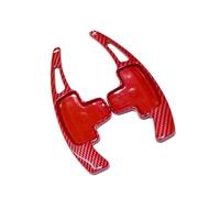 Estensione Paddle Compatibile con Benz per A-Class W176 2013 2014 2015 Estensione del cambio al volante dell'auto(Red carbon pattern)