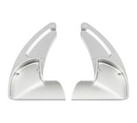 Estensione Paddle Compatibile con Jeep per Cherokee 2019 2020 2021 Volante per auto Leva del cambio Paddle Shift Extension Alluminio Sostituisci adesivi per leve(5)