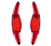 Estensione Paddle Compatibile con per R8 TT RS 2016 2017 2018 2019 2020 2021 Volante per auto in fibra di carbonio Shift Paddle Shifter Extension Sostituisci(Red)