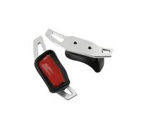 Estensione Paddle Compatibile con Seat per Ibiza 6J SC per Bocanegra 2010 2011 2012 Leve del cambio al volante dell'auto estendono gli adesivi per lo styling(1)