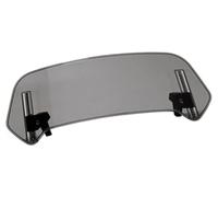 Estensione Parabrezza for Piaggio for Beverly 350 ABS ASR 2020, Deflettore Aria Clipon Regolabile, Paravento for Moto(Grey Large)