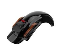 Estensione Parafango Set di fasce estensione deldi parafanghi posteriori per moto con luce stop per Touring Electra Glide Road 09-20