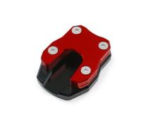 Estensione Per Allargare Cavalletto Laterale Del Supporto Laterale | Per PCX125 PCX150 PCX160 Alluminio Tutto l'anno non si deforma facilmente e resiste all'usura(Rosso)