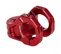 Estensione per attacco manubrio bicicletta da 35 mm compatibile con barre da 31,8 mm e forcelle da 28,6 mm, rialzo in lega CNC 6061 per tutte le montagne, argento (rosso)