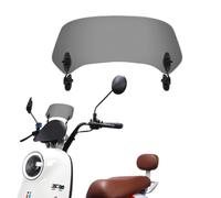 Estensione per parabrezza moto, deflettore regolabile per parabrezza, per tuning | universale trasparente aerodinamico flusso d'aria spoiler ala, protezione di sicurezza resistente per Ra