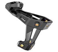 Estensione per portabottiglie per bicicletta, supporto per PC, staffa per sella multiuso, adattatore per bottiglia nero leggero, supporto posteriore sicuro per borsa | Supporto di estensione