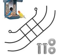Estensione per posatoio in metallo per mangiatoia Bird Buddy, accessori per mangiatoia per grasso e parte di ricambio - Facile installazione con 2 viti, supporta più uccelli, Extender