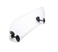 Estensione per spoiler per parabrezza variabile a morsetto universale per moto-37 x 17,2 cm, trasparente