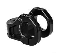 Estensione per stelo della bicicletta da 35 mm compatibile con barre da 31,8 mm e forcelle da 28,6 mm, riser in lega CNC 6061 per tutte le montagne, argento (nero)