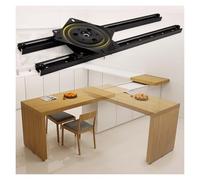 Estensione per tavolo retrattile, resistente, con rotella, per tavoli da pranzo/divano (120 cm)