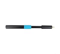 Estensione scalabile per stecca da biliardo 23,5 cm o 28,9-35,6 cm, estensore in metallo per stecche da biliardo con fori inferiori, denti rotondi e a cuspide, nero blu (denti rotondi da 28 a 35,6 cm)
