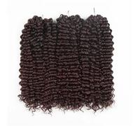 Estensione Sintetica Dei Capelli All'uncinetto Capelli Ricci Afro Crespi Fasci Di Colore Ombre 3 Pezzi Capelli Intrecciati A Onda D'acqua T1B-99J 18inch