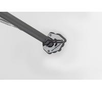 Estensione SW-Motech per piede laterale - Nero/Argento. Trident 660 (24-) / 800 (25-).