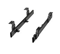 Estensione tastiera JUNKER KT1-30-H35-400-NF 400 mm nero (Estensione parziale/Con staffa di montaggio/Regolabile in altezza/Caricabile fino a 30 kg) Mensola tastiera per sottostruttura