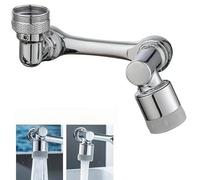 Estensione universale per rubinetto girevole a 1440°, estensione aeratore per rubinetto con 2 modalità d'acqua, braccio di prolunga per rubinetto a prova di spruzzi per lavello da cucina e bagno