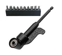 Estensione universale per trapani, Strumento for cacciavite con prolunga ad angolo for punta magnetica gambo esagonale da 105 gradi 1/4(11pcs Long)
