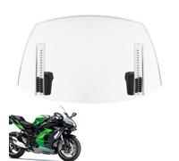 Estensione universale regolabile per parabrezza moto | Parabrezza Guida Vento per Motociclisti Protezione dal Vento Sport Cruiser Touring Moto Scooter Avventura Highway Lungo