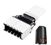 Estensione USB 3 Tipo E A Tipo C - Connettore Dati Rapido, Adattatore Femminile Maschio Durevole | Adattatore Interno USB C A E Supporta La Velocità Di 20 Gops Per Una Connect