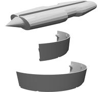 Estensione Vassoio 73mm per Essiccatore Westinghouse WFD100W Filamento