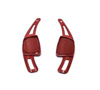 Estensione Volante per A3 A4 A5 S3 S4 S5 SQ5 SQ7 Q2 Q3 Q5 Q7 TT TTS 2 Pezzi/Lotto Volante Sportivo per Auto Cambio Automatico Paddle Shifter ABS Carbonio Paddle Shifter(Pearl Red)
