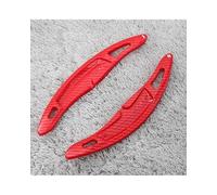 Estensione Volante per Cayenne Carrera 911 718 991 Spyder 918 Cayman 2016 2017 2018 2019 2020 2021 2022, Comandi Cambio al Volante Estensibili Paddle Shifter(Carbon Fiber Red)