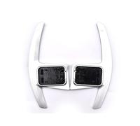 Estensione Volante per F36 F21 F22 F32 F30 F02 F80 F11 F06 F20 F23 F10 F12 F26 F15 M3 M4 M5 M6 Volante in Fibra di Carbonio con Cambio Automatico Paddle Shifter(G Silver Aluminum Alloy)