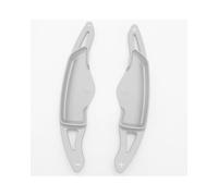 Estensione Volante per Hyundai Genesis G70 GV90 Sonata10 Tuscon L 2 Pezzi/Lotto Estensione del Cambio al Volante in Alluminio Paddle Shifter(G70 Silver)