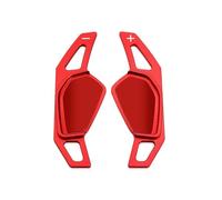 Estensione Volante per Octavia A8 MK4 ENYAQ IV RS VRS 2021 Karoq Kodiaq Volante per Auto Cambio Paddle Estendi Cambio Adesivo Paddle Shifter(Red)