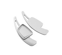 Estensione Volante per Sline Quattro RS Q3 Q5 Q7 S3 S5 SQ5 SQ7 R8 A3 A4 A5 A6 A7 S4 TT TTS Paddle Shifter Adesivo Estendi Volante Auto Paddle Shifter(Type D Silver)