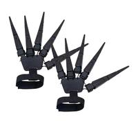 Estensioni articolate per le dita, spaventosi artigli scheletri mani dita flessibili, per cosplay, per travestimenti per donne e uomini, casa infestata, feste a tema, Halloween