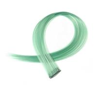 Estensioni capelli sintetici colorati con fermagli Parrucche lunghe dritte arcobaleno per donne Bambini Viola Rosa Blu-Lilla Viola 50 cm