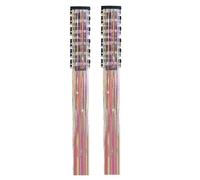 Estensioni Capelli Tinsel,12 Pezzi Di Tinsel Brillanti | Per Capelli Splendenti - Per Donne Ragazze Festa Party Cosplay Festival Compleanno Vacanza Incontro Quotidiano