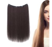 Estensioni Clip Per Capelli - Parrucca Lunga Sintetica Con Texture Naturale, Accessori Per Capelli Leggero E Confortevole | Facile Da Indossare Parrucche Lunghe 20 Pollici È Per La Moda Delle