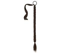 Estensioni Coda Di Cavallo Trecce Sintetiche Da Boxe Avvolgere La Coda Con Elastici Anello Per Capelli 34 "Treccia Marrone Ombre Fai Da Te