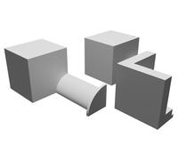 Estensioni Cubo per Rubik's 2x2 Puzzle Mod 2x2x6 Kit Stampato 3D Accessorio