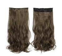 Estensioni dei capelli 5 clip di estensioni dei capelli ad onda lunga clip in fibra ad alta temperatura clip nelle estensioni dei capelli morbidi posticci sintetici for le donne pezzi di capelli(Sg88-