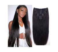 estensioni dei capelli Clip nera naturale nelle estensioni dei capelli Estensioni dei capelli umani veri 8 pezzi Clip for capelli Remy lunghi 10-26 pollici nelle estensioni for donne nere miglior nast
