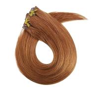 Estensioni dei capelli Clip senza cuciture nelle estensioni dei capelli 100g 8pcs Clip di colore biondo Ombre nelle estensioni dei capelli umani di Remy Capelli lisci Trama invisibile della pelle dell