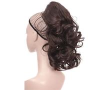 Estensioni Dei Capelli Coda Di Cavallo Con Clip Sintetiche Da Donna Parrucche Soffici Di Colore Solido Corto E Dritto