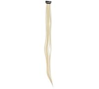 Estensioni dei capelli con clip colorate Parrucchino sintetico per feste con clip Facile usare per cosplay Halloween Styling Lunghezza 55 cm Colori vivaci (Beige)