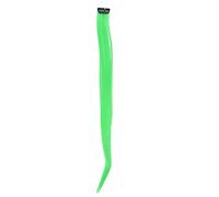 Estensioni dei capelli con clip colorate Parrucchino sintetico per feste con clip Facile usare per cosplay Halloween Styling Lunghezza 55 cm Colori vivaci (Frutta Verde)