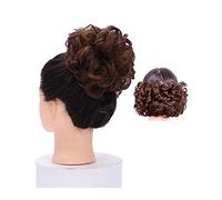 Estensioni dei capelli del panino riccio sintetico Pezzi Clip for arricciare la ciambella Accessori for pettine disordinato delle signore Chignon per Capelli