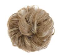 Estensioni dei capelli dello chignon disordinato delle donne, parrucchino sintetico dello chignon dell'onda riccia con elastico, elastico per capelli della ciambella per i capelli dello chignon del