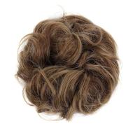 Estensioni dei capelli dello chignon disordinato delle donne, parrucchino sintetico dello chignon dell'onda riccia con elastico, elastico per capelli della ciambella per i capelli dello chignon del