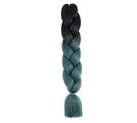 Estensioni dei capelli intrecciati Jumbo sintetici da 100 g/pacco Trecce Jumbo allungate colorate Estensioni dei capelli per le donne-B18-24 pollici