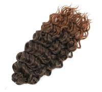 Estensioni dei capelli intrecciati oceano Trecce sintetiche all'uncinetto Afro Curl Hawaii Ricci Ombre Nero Rosa Acqua Treccia per donne-T1B/30-24 pollici-60 cm-CINA-7 pezzi/lotto