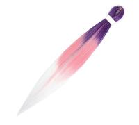 Estensioni dei capelli intrecciati Ombre Trecce sintetiche facili per capelli Viola Marrone Rosso Afro Jumbo Treccia Capelli 20"/26"-S12-26 pollici
