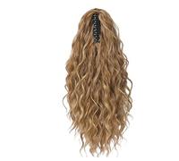 Estensioni Dei Capelli Per Coda Di Cavallo, Pezzi Di Codino Ondulato Con Pinza Ad Artiglio | Fetta Di Capelli Naturale E Lunghi,Per Donne Costume Cosplay Festa Viaggio Quotidiano Riunione Spettacolo